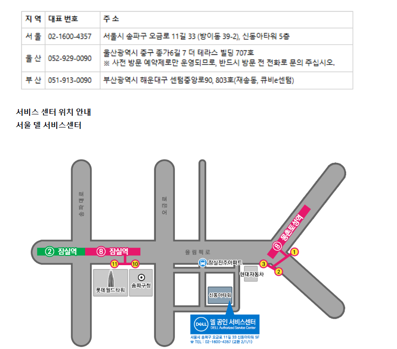 델 노트북 보증기간 안내 및 AS서비스센터 예약 방법 총정리