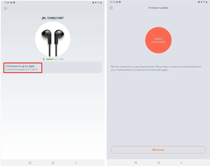 4. 완료가 되면 펌웨어 최신 펌웨어 버전 확인 후 마무리 합니다.