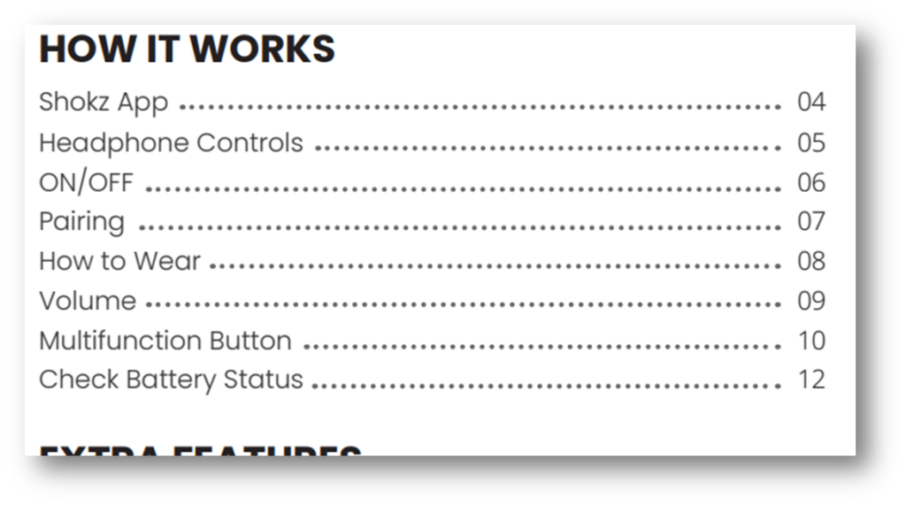 3. 매뉴얼을 정보를 확인 하실 수 있습니다.