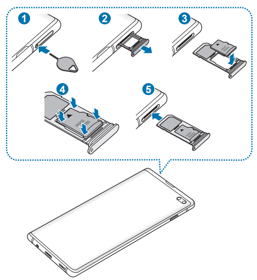 갤럭시 S25 엣지 메모리 카드 삽입방법 안내