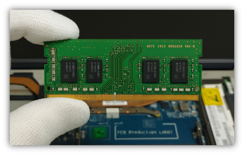 램 교체 및 슬롯 위치 변경