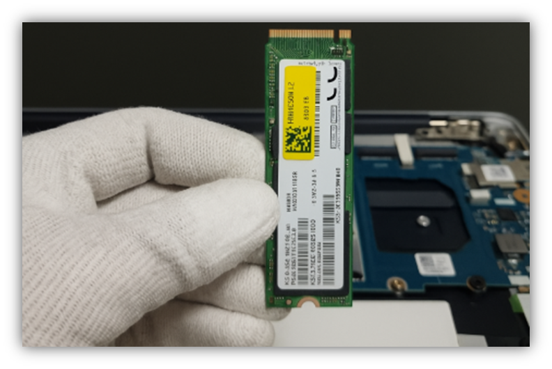 정상 하드디스크 장착 후 테스트