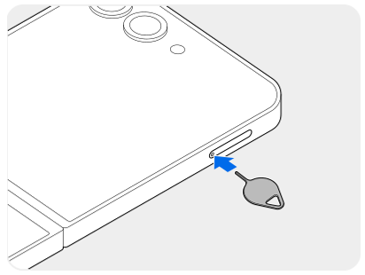  트레이 분리 핀 사용