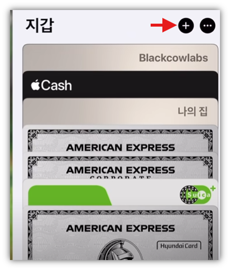 2. 오른쪽 상단 [+] 버튼 탭